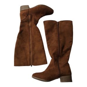 Suede-like material Boots